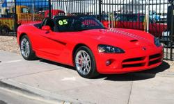 2005 Dodge Viper Convertible
Nice! 2 Door Convertible Roadster, 500 HP 8.3L, Very Low Miles!
$59,995 - Ask About Our On-The-Spot Financing (o.a.c.)
Phone Number: (800)488-0258
CLICK HERE to view on our own website...
We Buy, Sell and Consign Classic Cars!