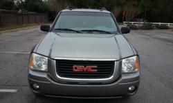 I have a 2005 GMC Envoy with 3rd row seating. 112k miles on it. &nbsp;6 cylinder 2 wheel drive 4 door ~ roughly 20 m to the gallon. Nice inside. Fold down seats. Power windows and locks. Couple of paint chips on outside. Clean title. Less than a thousand