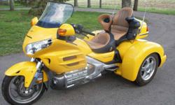 &nbsp;
&nbsp;
2005 Honda Gold Wing Trike 30th Anniversary addition
&nbsp;"Very low mileage and good tires, new battery and all rebuilt front shocks as of last year. &nbsp;You can pay $29,000.00 for a clean title but this bike will take you just&nbsp;
as