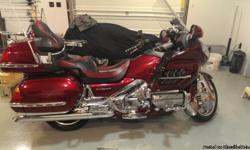 Honda:&nbsp; 2005 GL1800 Touring Motorcycle
2005 GL1800 Black Cherry Goldwing in excellent condition. Engine and transmission are perfect. Oil and filter changed every 3000 miles. Has been garage kept. Has 32,779 miles on it. Includes: F4 Scratch