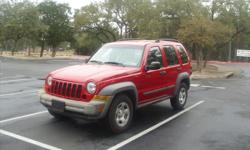 I have 05 Jeep liberty with 114k miles on it,&nbsp; the car has brand new tires and clean texas title and it runs and drives great I am asking $6200 call 512-294-6337
more info:
6 cylinder 3.7 liter engine
automatic
sport model
2 wheel drive
power windows