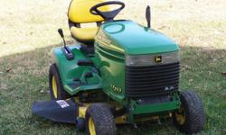 LX255 in great conditin.&nbsp; 42 inch Mower deck with mulching attachment.&nbsp; Must see
Mower has been serviced and ready to go.&nbsp;&nbsp;Price is firm- Cash only.&nbsp; &nbsp;Please call --