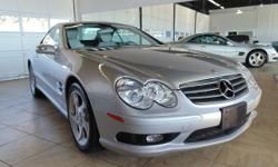 2005 Mercedes-Benz SL500 5.0L V8 24V MPFI SOHC, 7-speed automatic driver-adaptive transmission-inc: touch shift, optimum gear programming, comfort mode, Active body control (ABC)-inc: coil spring & electronically controlled hydraulic cylinder w/shock