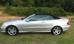 Well kept 2005 CLK 500 Cabriolet Convertible. Silver exterior with gray interior in good condition. It only has 92,000 miles due to car being mainly driven on the weekend. Garage kept. This sporty ride has a V8 engine that can be driven as a 6-speed or
