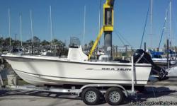 Please contact the owner directly @ 703-981-6285 or dr.deathroll@gmail.com.
2005 Sea Hunt Triton 202 Center Console, 2006 Mercury 4 Stroke (115EXLPT) w/ only 47 hours, McClain tandem axle trailer with bunks and guides, engine serviced March 2013, Custom