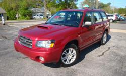 2005 Subaru Forester XT , automatic , very clean in and out , leather powered heated seats , power sunroof , alloy wheels , cold a/c , power windows , power locks , CD player , key less entry with alarm system , new tires , premium sound system and much