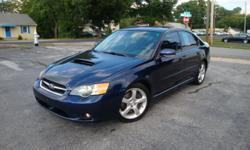 2005 Subaru Legacy GT , automatic , very clean in and out , turbocharged GT model , runs very strong , loaded with power windows , power locks , key less entry with alarm system , CD changer , cold a/c , fog lights and much more.
Clean history , current