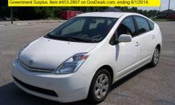 2005 Toyota Prius 4-Door Liftback HATCHBACK 4-DR, 1.5L L4 DOHC 16V HYBRID with 97,088 miles. Runs and drives great. The interior has some wear and needs cleaning. the drivers seat has a hole. There a small dent in the left rear door, and the body has a