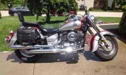 2005 Yamaha V Star 650. &nbsp;Excellent condition. Very low miles (4,970 miles). &nbsp;Includes saddle bags, garage kept