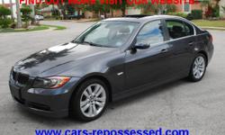 FIND OUT MORE VISIT OUR WEBSITE: http://www.cars-repossessed.com
Vehicle is in excellent condition inside and out. Hard to find All Wheel Drive Automatic 6speed 330 BMW with only 31K miles. This car has all the extras. Features: OnBoard Navi System,