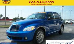 Bad Credit OK Here !! 
Markal Motors, Inc.
3606 US 19 New Port Richey, FL
--
2006 Chrysler PT Cruiser GT Turbo
$6,795
Year:
2006
Make:
Chrysler
Model:
PT Cruiser
Trim:
GT Turbo
Stock #:
1214
VIN:
3A8FY78G66T294716
Trans:
Automatic
Color:
Electric Blue