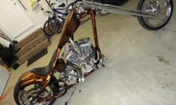 Now is your chance to buy a custom chopper without having to wait 6 months for it to be built.
Only 2400 miles, well maintained. 100 Cubic Inch S&S Engine, Chrome Springer Frontend, Molded Seat Pan, 300 Rear Tire with Rightside Drive, Beautiful Chopper
