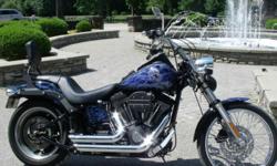 2006 Harley-Davidson Softail&nbsp; with 5062 miles on it. Smoked front turn signal lenses, Harley Davidson fork bag, Chrome Willie G mirrors, custom 3 inch pull back bars installed, Harley Davidson Flame grips installed, Harley Davidson Skull gas cap and