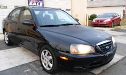 2006 Hyundai Elantra GLS / 6U372392
Exterior Color: Black
Interior: Gray Cloth
Transmission: Automatic
Engine: 2.0L DOHC MPI 16-valve I4 engine w/continuously variable valve timing (CVVT)
Price: $3,490
This reliable 4 door vehicle will save you in gas for