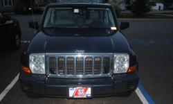 2006 Jeep Commander 4x4
Asking Price: $14,995
3.7L V6 Engine
Automatic Transmission
32,000 Miles
Exterior Color: Steel Blue Metallic
Interior Color: Medium Slate Gray Cloth
No accidents, clean title
Non-Smoker
Well kept vehicle, serviced every 3,000