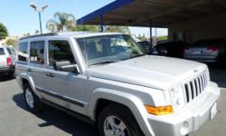 Jeep Commander Base 4dr SUV Automatic 5-Speed SILVER 102062 8-Cylinder 4.7L2006 SUV Ace Motors 714-635-7300