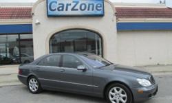2006 MERCEDES-BENZ S430 4MATIC | All-Wheel Drive | Light Grey with Black Leather Interior | Named a Consumer Guide 2006 Smart Buy, the Mercedes S430 received astounding 5-Star safety ratings in every category from the NHTSA. It was praised by Motor Trend