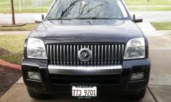 2006 Mercury Mountaineer Premier AWD Edition for sale, this beautiful car is loaded it is black on the outside and black leather inside, it has touch screen navigation, everything is electic from seats to running boards, it has heated seats, electric