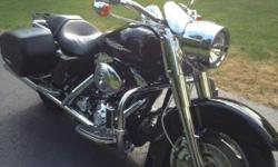 &nbsp;
&nbsp;
Original Owner! Excellent condition, 10,157 miles, Black, includes back rest, windshield, traveling bags, Harley Davidson cover, stage 1 kit, beach bar handlebars, screaming eagle pipes, and lots of chrome.
&nbsp;
Email