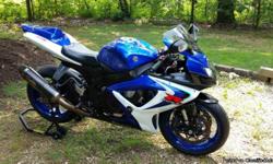 2006 Suzuki&nbsp; GSX-R600 NEVER been laid down, or otherwise damaged in any way.
Bike has CLEAN active title in MD.
Bike has always been stored indoors... in excellent shape with minor wear on bike.
Bike has 14,685 (may have a few more before sale) miles