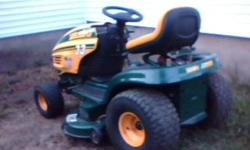 Bought New! late 2006 model Yard Machines Snap On MTD Hydrostatic Garden Tractor. Intex 22 Twin V OHV Briggs Engine. 46? cut. Takes attachments, like grass catchers, rototillers, aerators, thatchers, snowplow, snow blower. canopy, and much more. This