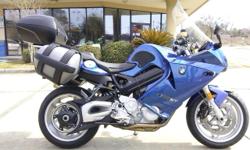 I currently have a 2007 Bmw F-800 St ( Sport Touring ) 12,250 Miles on the Odometer. This bike is a liquid cooled, fuel injected, 800cc parallel twin, 6 speed . This bike fully loaded with Brembo brakes, Abs, Heated Grips, Bmw side cases( $1200.00 Add-On