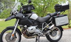 2007 BMW R1200GS.. W/ABS...ROAD/TRAIL/CRUISE/TOURING/SPORT....DOES NOT MATTER
ONLY 16547 MILES
ABS,HEATED GRIPS, OUTLET FOR A HEATED SUIT,EXTRA KEY,MANUEL
---ALL 3 BMW BAGS (SIDE BAGS AND TOUR PACK,ALL BAGS WILL EXTEND OUT 4 INCHES FOR MORE ROOM)