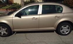2007 beige chevy cobalt Great condition 95,000 miles Great air conditioning/heating Stereo/cd player Automatic Only drawback is no power windows or door locks.
