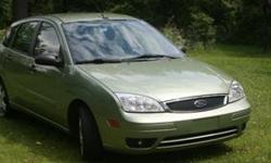 2007 FORD FOCUS SES HATCHBACK ,ORIGINAL OWNER, 75,800 MILES, 34 MPG HWY, AIR, CD, SATELLITE RADIO.
4 CYLINDER FUEL INJECTED, AUTO TRANS, TRACTION CONTROL, ANTI THEFT,LIGHT GREEN
CALL JOHN (989) 413-1598