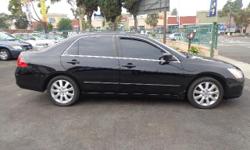 Selling a 2007 Honda Accord EXL Sedan, Black, 6 Cylinder, Automatic, FWD, 4&nbsp;doors. Interior fully loaded has Power windows, Power locks, and black Leather seats and moon roof. &nbsp;Body: Tires good, Brakes good and all lights work. For More