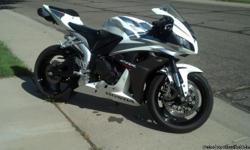 Selling my 2007 Honda CBR 600 RR. White/Black/Silver. Great Condition. 26k miles. Runs Strong.
-Two Brothers Carbon Fiber Exhaust (Black Series)
-Flush Mount Turn Signals
-Frame Sliders
-Blue Headlights
-Bridgestone Hypersport tires
-extras include