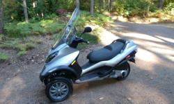 &nbsp;
2007 Piaggio Mp3 250. &nbsp;You will not find a nicer MP3 than this one!
It has less than 300 miles. &nbsp;I bought it brand new and was hoping to get my husband riding with me as I have another bike. &nbsp;He won't get on a motorcycle, so it's