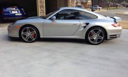 2007 997 (911) Turbo with 36K miles. 6-speed manual transmission with Sport Chrono pkg, Full leather Sport Seats, CD Changer, Sport Shifter, Thicker Sport Steering Wheel, Porsche Crest in headrests, and Full Leather pkg totaling to a $128,280 MSRP.&nbsp;