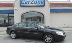 2008 BUICK LUCERNE CXL | Black Onyx with Light Grey Leather Interior | With 5-Star safety ratings from the NHTSA, the 2008 Buick Lucerne is a good highway cruiser, with a nostalgic look that recalls classic American sedans. The Washington Post says it's a