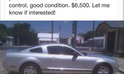 2008 Ford Mustang, V6, good condition, with new tires and new brakes. Please call or text 210-218-8074.