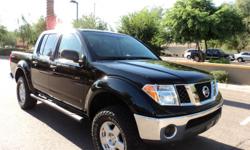 VIN: 1N6AD07W18C402832
59,657miles
Exterior: Black color
Interior: Gray color
You are viewing a 2008 Nissan Frontier SE 4X4 Crew Cab 4 door ! This gorgeous pre-owned Frontier is very clean, looks & drives new. The engine is extremely quick. Its fully