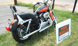 MINT COND. 2008 SPORTSTER VINTAGE ORANGE/BLK HARLY COLORS,CUSTOM SEAT AND SISSY BAR, VANCE & HINES PIPES. NEVER DROP . THIS BIKE NEEDS JUST YOU. 2ND OWNER. CLEAN TITLE LOCATION ROME GA
706-252-2520