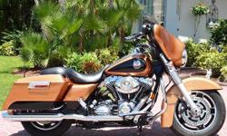 2008 HARLEY-DAVIDSON STREET GLIDE
* 105TH ANNIVERSARY "LIMITED EDITION"&nbsp; #1564 OF ONLY 3000 EVER PRODUCED
* ABSOLUTELY GORGEOUS COPPER PEARL & VIVID BLACK ANNIVERSARY COLORS
* PAINT IS IN EXCELLENT CONDITION ..... NO DINGS OR DENTS ..... BIKE HAS
