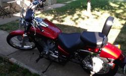 For sale 2008 Honda Shadow 750 Motorcycle includes new backrest purchased less than a yr ago as well as a new Seats asking $4700 low mileage must see to appreciate. Still have the stock seat as well. Also have for sale two helmets man size L and woman