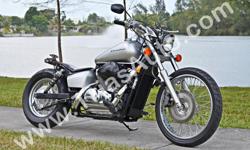 2008 Honda Shadow Spirit Bobber - Free Helmet with purchase
? FOR INFO CALL/TEXT SEBASTIAN: 305-815-7258 ?
HABLO ESPANOL
Visit&nbsp;www.triasauto.com&nbsp;for more info and more inventory...
&nbsp;
Only 3K miles on the bike...
This 2008 Honda Shadow