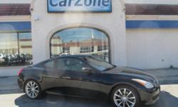 2008 INFINITI G37 COUPE | Black Obsidian with Beige Leather Interior | Awarded perfect 5-Star safety ratings from the NHTSA, the Infiniti G37 received positive points from U.S.News for its ''fluid, stylish exterior,'' and ''strong V6 engine and sporty,
