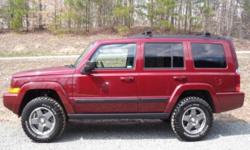 2008 Jeep Commander sport 4x4, 3.7L V6,cruise control l, traction control, alloy wheels, back-up sensors, leather seats, both front seats are full power with seat heaters, overhead air bags, adjustable pedals, remote start, third row seating w/ climate