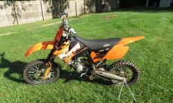2008 KTM&nbsp;
Professionally rebuilt motor by MXTIME, INC.
New Hot Cams Crank, Replated Cylinder. FMF GOLD SERIES PIPE
New Piston, New sprockets and chain, New swing arm bearings
Newer Tires
Factory Connection Suspension
$925 in motor rebuild, not ridden