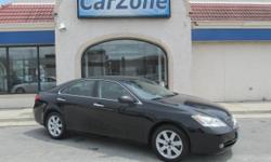 2008 LEXUS ES350 | Black Onyx with Black Leather Interior | Named a Consumer Guide 'Best Buy' for 2008, the Lexus ES350 was named a 'Best Car' on the Thrifty 50 List by U.S. News & World Report. It was also named an Intellichoice 'Best Overall Value' for