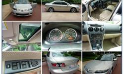2008 Mazda6 (Sedan, 2.3L 4cyl engine)
In excellent conditions (KBB price $16,750), Extremely low miles (14000 miles only), mostly used only on weekends for shopping. In smokestone color and with a clear title the car looks great and all records and