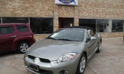 Drive today with onsite financing.&nbsp;
2008 Eclipse.&nbsp;&nbsp; Convertible.
This is a clean machine. Under 85k miles. I will add a nice warranty too.
Come see it at 500 N.Main St. in Edwardsville IL.
or call 618-655-0231
Come drive it, check it out,