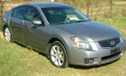 2008 Nissan Maxima SE V6, 37000 miles. moonroof, cloth interior, power drivers side seat, steeringwhell audio controls. I am original owner. Selling this because we need another truck.