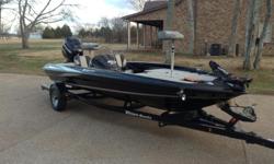 08 triton 18 explorer bass boat one owner set up to fish eagle gas in dash low rance sonar in bow motor guide 24 volt trolling motor 115 mercury outboard all batteries and on board chargers color black silver red priced to sell $13500 obo can be seen at