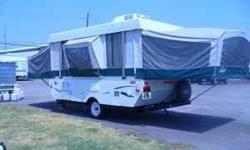 Westlake Model. Awning, AC/Furn, Two Beds, Booth Dinnete, Toilet, Shower
and Refrigerator.
NICE CLEAN TRAILER!
214-779-5240
972-494-1391