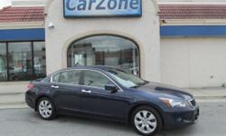 2009 HONDA ACCORD EX-L | V6 Model | Royal Blue Pearl with Grey Leather Interior | Named a Consumer Guide and Consumer Digest 'Best Buy' for 2009, the Honda Accord has appeared on Car and Drivers 10 Best list 23 times in the last 27 years. It was the